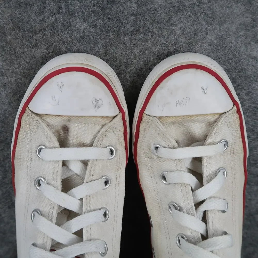Converse Shoes Kids 2 Sneakers Casual All Star Trainers Canvas White Lace Up